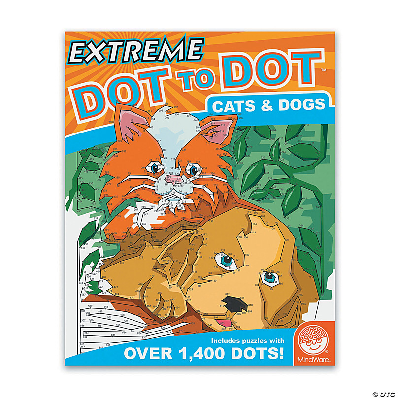 Extreme Dot To Dot Cats Dogs Mindware