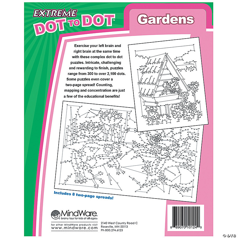 MindWare World of Dots: Dogs Puzzle Coloring Book