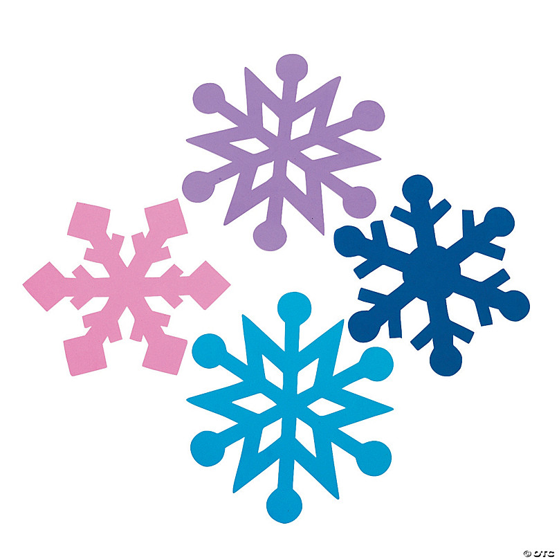 Fabulous Foam Jumbo Snowflakes - 24 Pc.