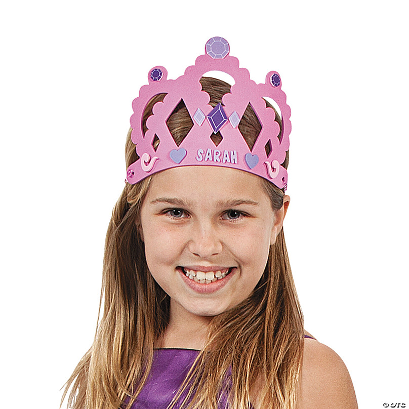  Craft Kit for Girls + 2 Princess Crowns to Decorate