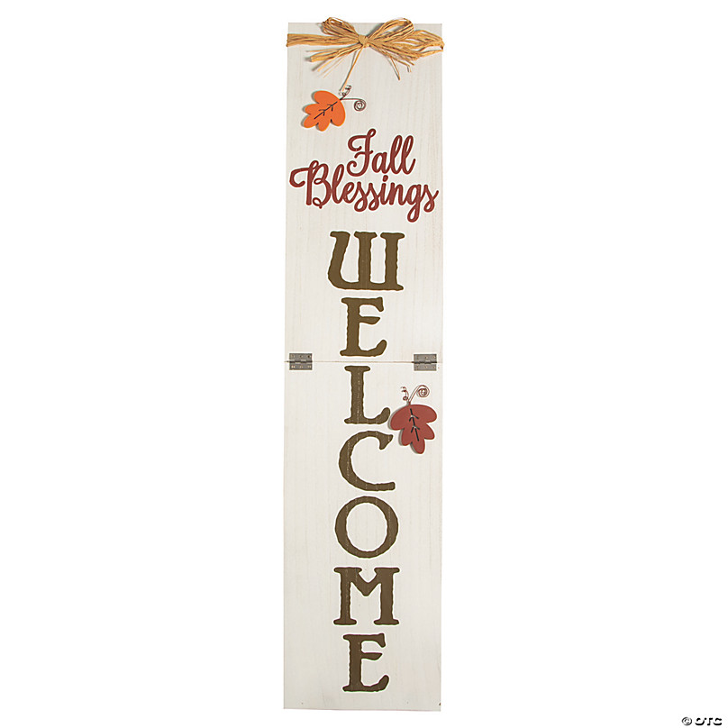 Fall Blessings Welcome Sign | Oriental Trading