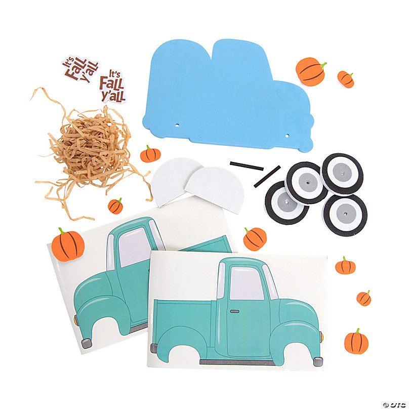 Fall Farmer Truck Craft Kit - Makes 12