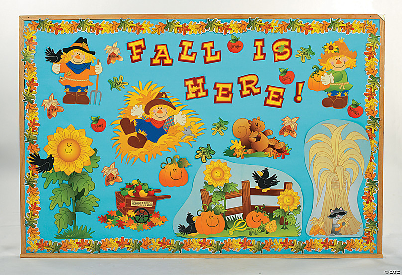 Fall Harvest Bulletin Board Set 150 Pc Oriental Trading