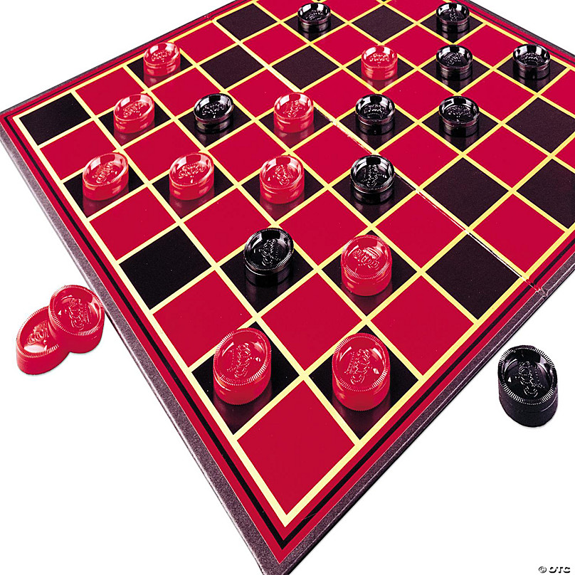 Pressman Checkers -- Classic Game With Folding Board and Interlocking  Checkers, 2 Players