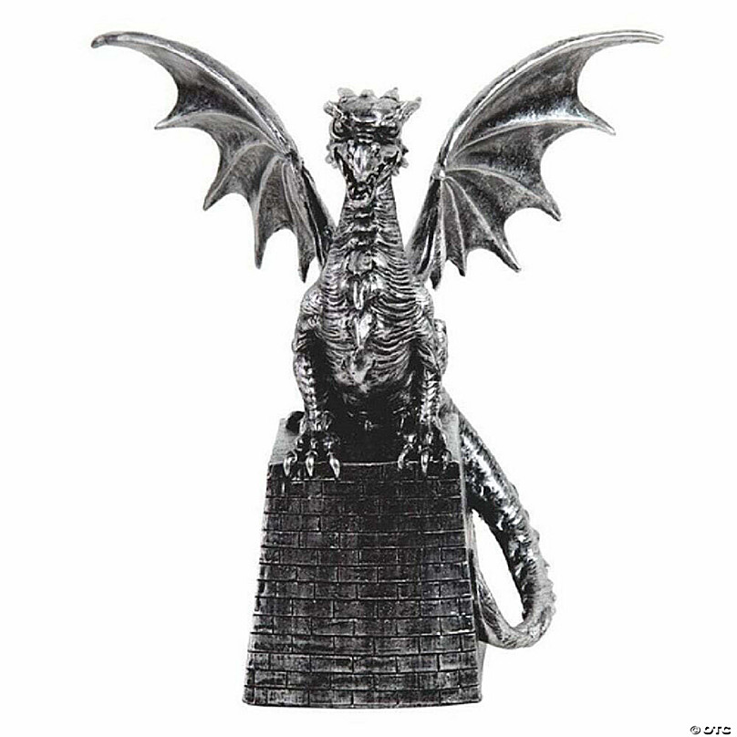 FC Design 10 in. H Medieval Silver Dragon with Shield and Sword Guardian  Statue Fantasy Decoration Figurine GSC9971337 - The Home Depot