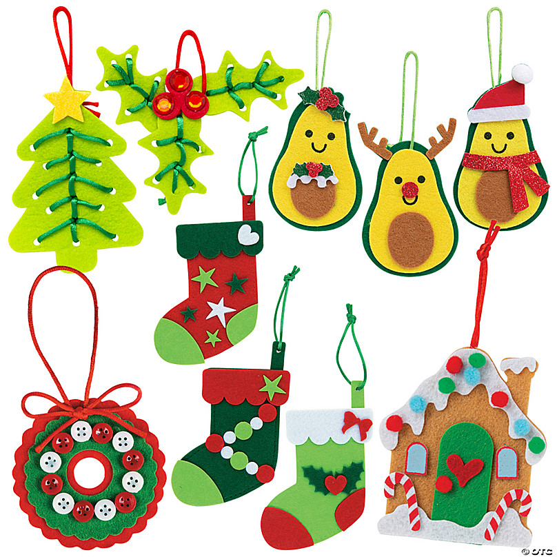 felt-christmas-ornament-craft-kit-assortment-makes-60-oriental-trading