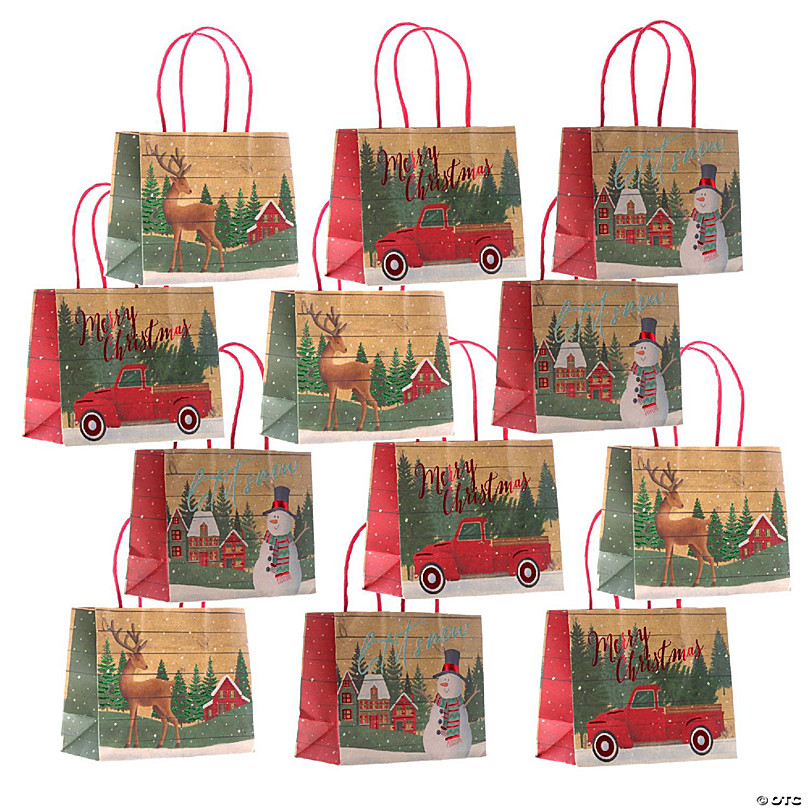 28 x 47 Bulk 144 Pc. Jumbo Holiday Paper Gift Bags