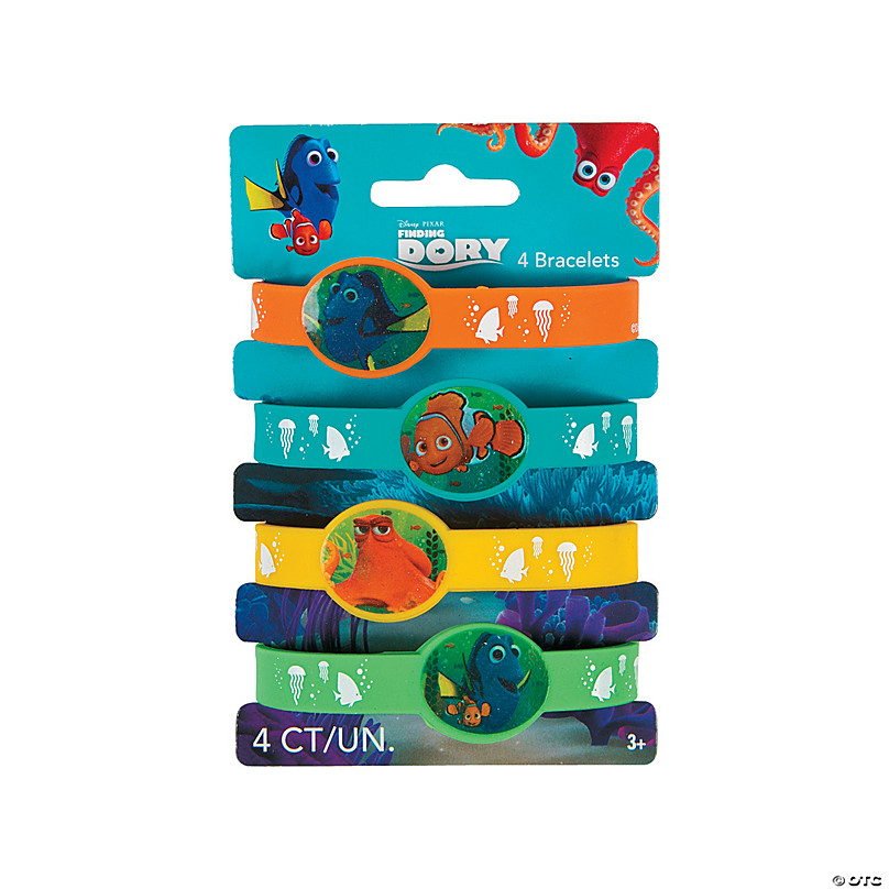 Party Supplies Finding Dory Party Supplies 4 Rubber Bracelets