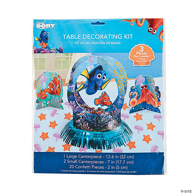 23pc FINDING DORY TABLE DECORATING KIT ~ Birthday Party Supplies Centerpieces 