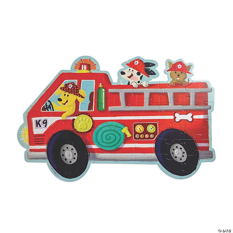 Building block fire series 8055 puzzle assembled toy fire truck 