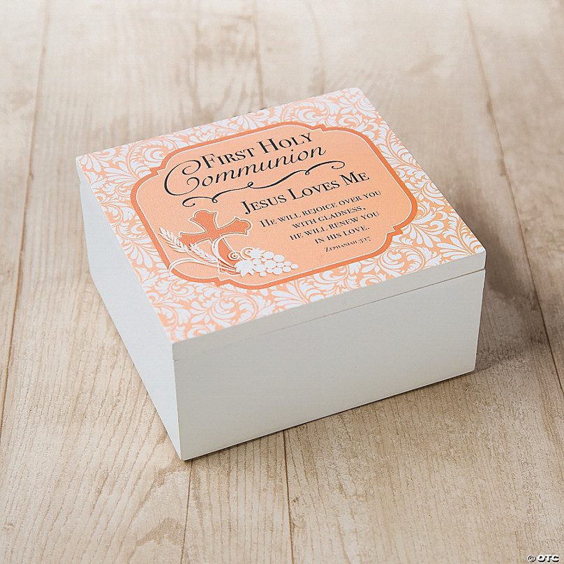 First Communion Trinket Box Lovely Gift Idea 