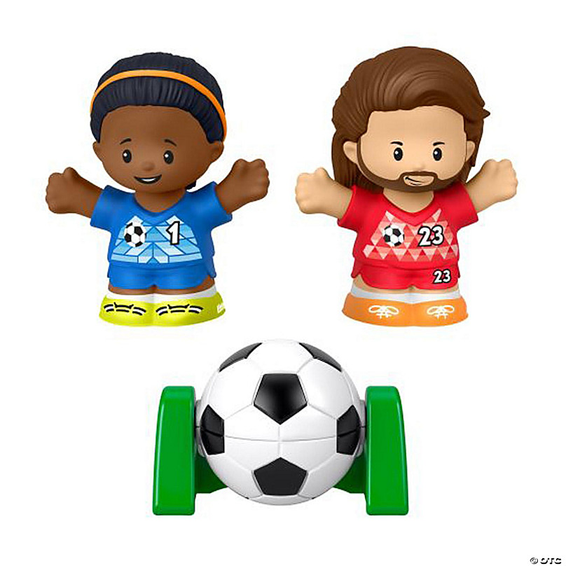 Fisher-Price Little People, Boy and Girl Soccer Players