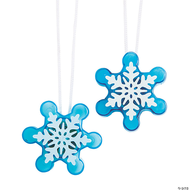 Blue Snowflake Straw Charm *Final Sale*