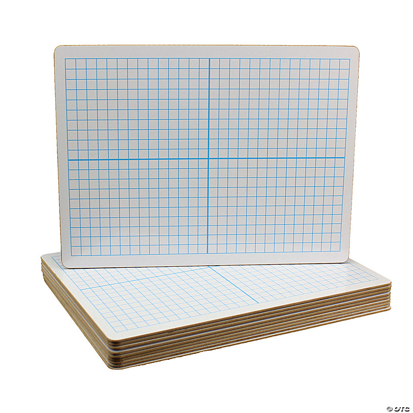 Grid Side/Plain Side Dry Erase Lap Board by Flipside Products, Inc