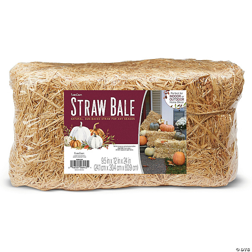 L11 Vintage Straw Bale Brick Rustic Hay Bales Home Decoration