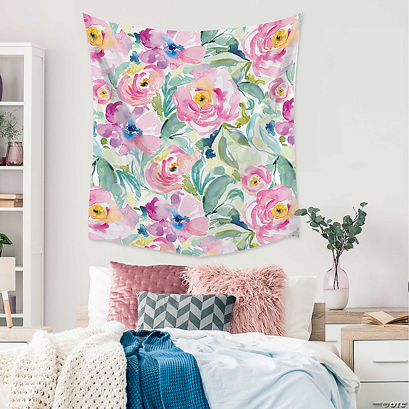 Floral Bloom Tapestry  Oriental Trading