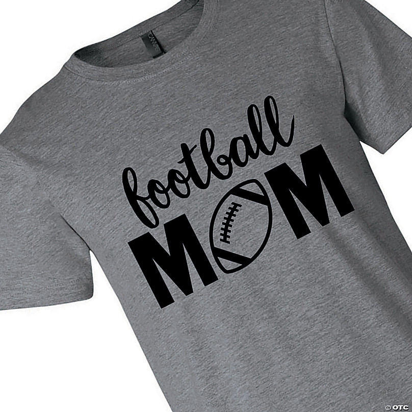 Glitter Football Mom Shirt | Football Shirt | Football Mom Shirts | V Neck  Short Sleeve Shirt | Football Bling | Customize Football Shirt