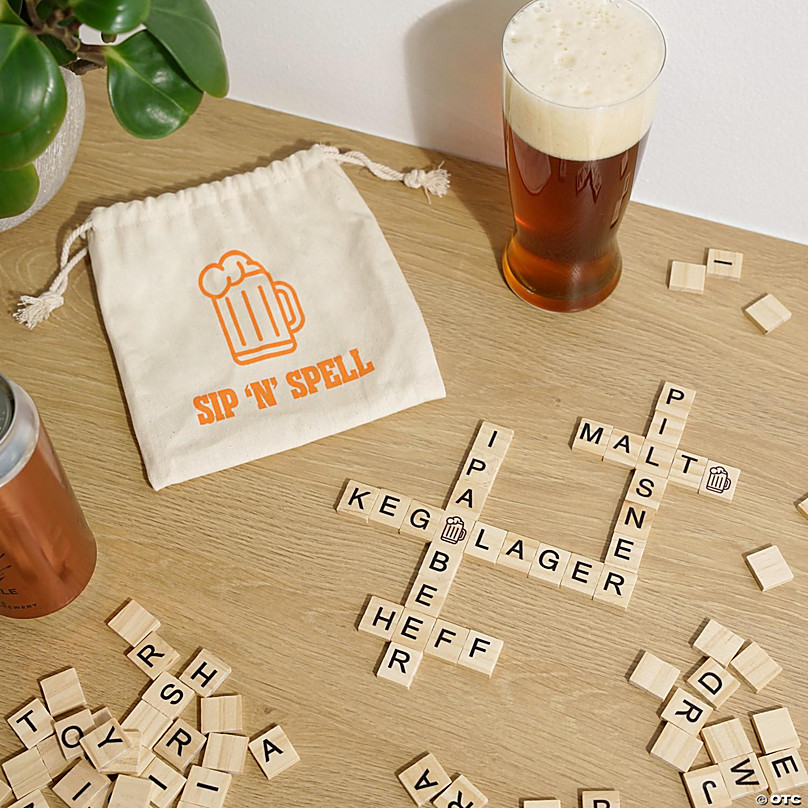 Sip N Spell Game Make Words And Drink Beers