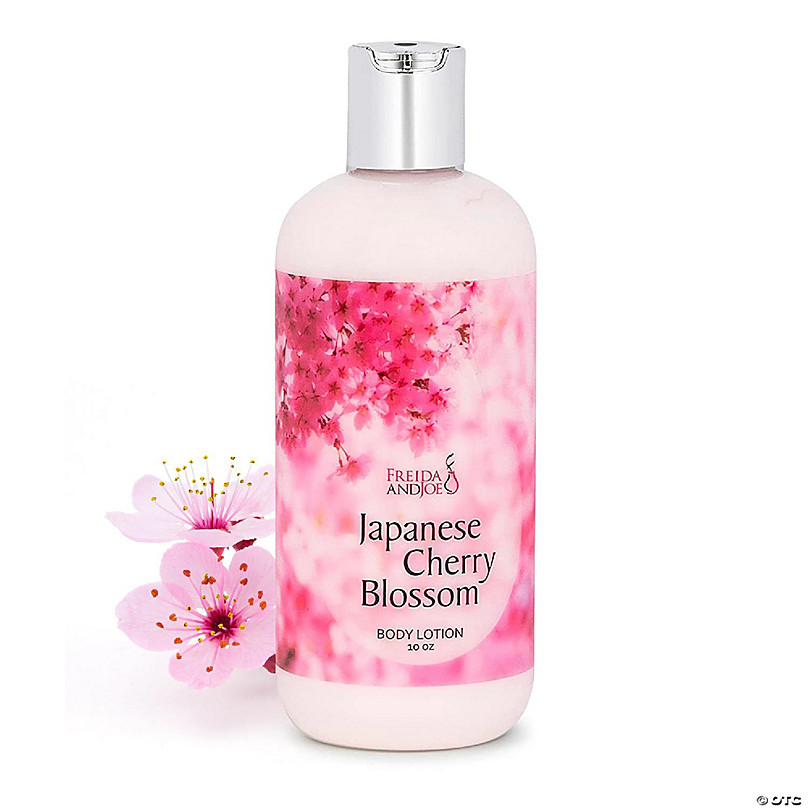 Freida and Joe Japanese Cherry Blossom Firming Fragrance Body Lotion in  10oz Bottle