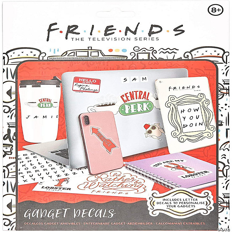 Friends Gadget Decal Stickers 4 Sheets