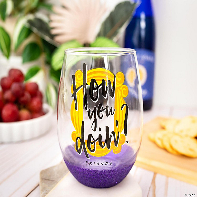 Stemless Wine Glass - Friends