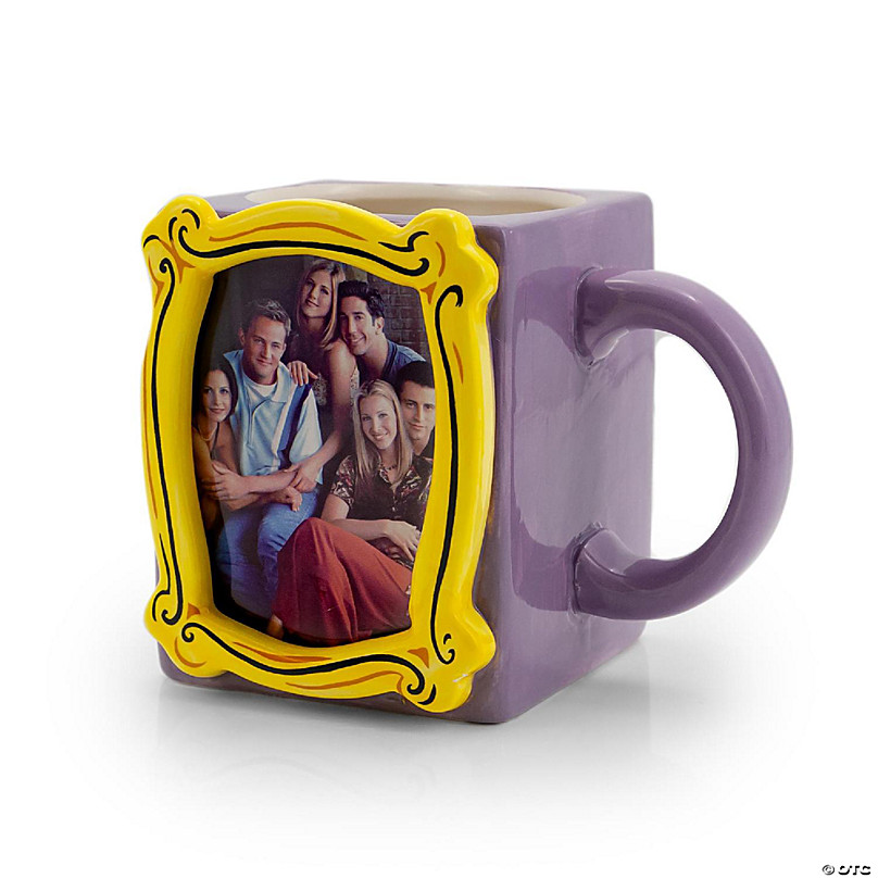 Paladone Friends Friends TV Show Coffee Mug, Monica's Purple Door Yellow  Peephole Frame Design. Friends Coffee Cup, Friends Tv Show Merchandise
