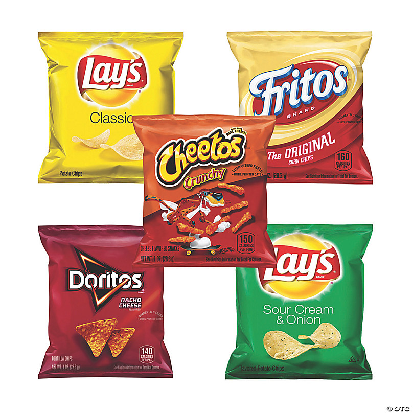 Frito Lay Potato Chips Bags Variety Pack 1 Oz 50 Count Oriental Trading