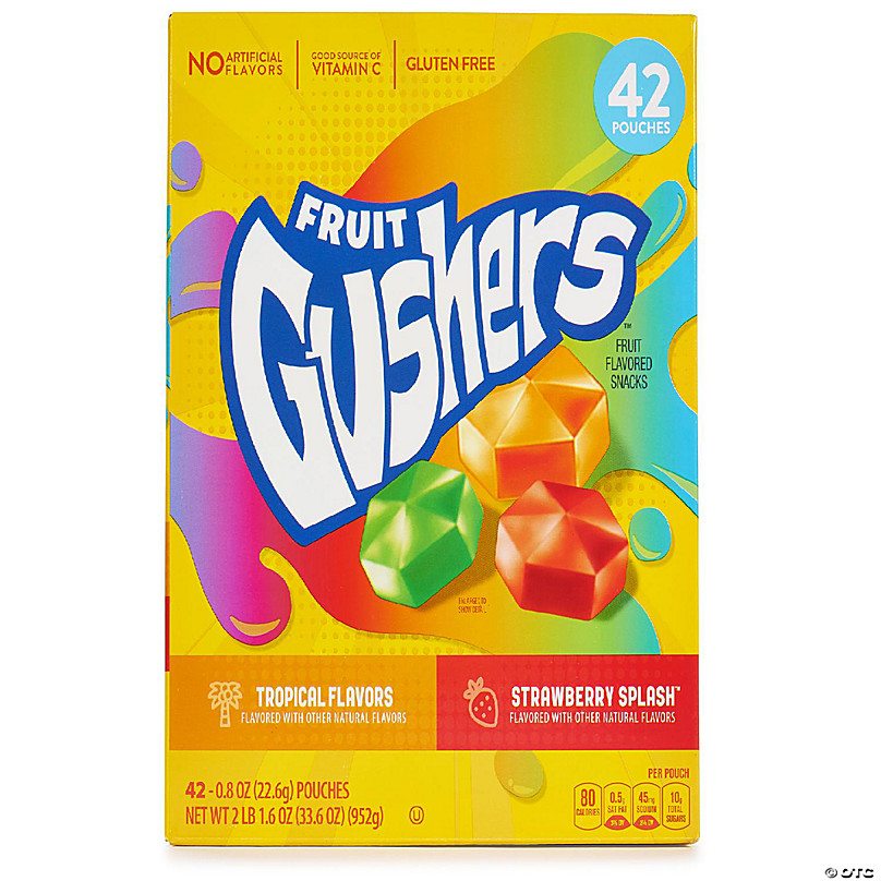 Fruit Gushers Fruit Flavored Snacks 42 Ct