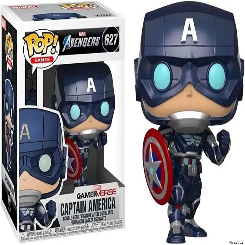 middernacht Grap Dapper Funko Pop! Marvel: Avengers Game - Captain America Stark Tech Suit |  Oriental Trading
