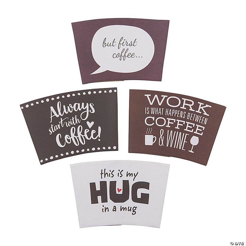 Funny Sayings Coffee Sleeves - 12 Pc. - Less Than Perfect | Oriental Trading
