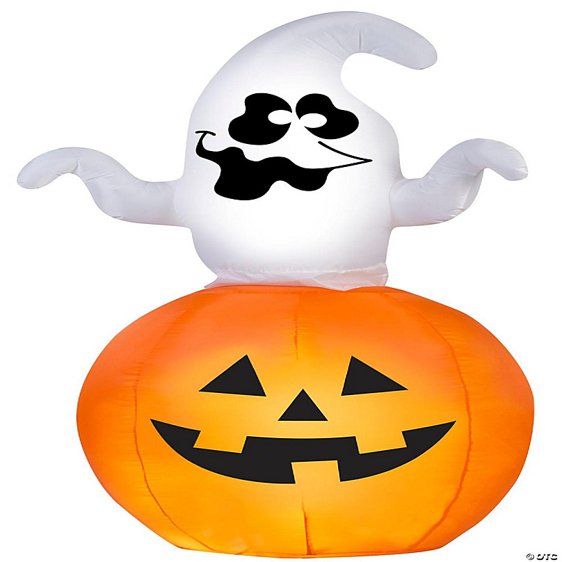 Gemmy Sunstar Airblown Gekko with Jack O Lantern Prop Halloween Decor Decoration 