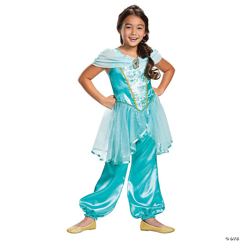 Girl's Classic Aladdin™ Live Action Jasmine Costume - Extra Small ...