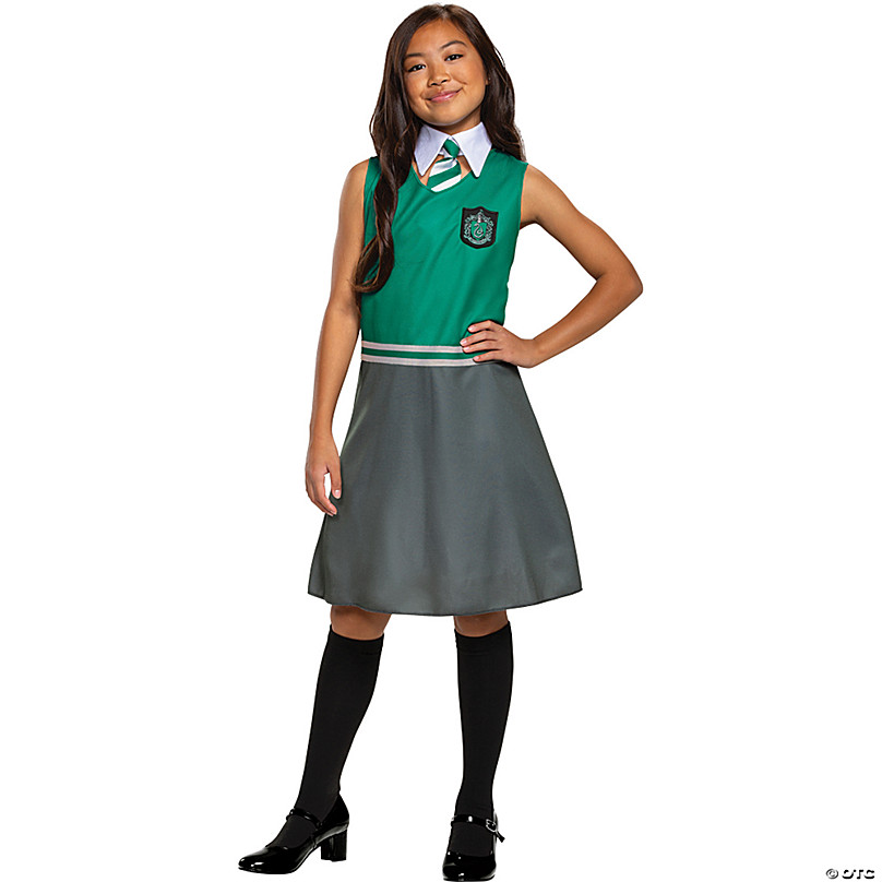 Girl's Classic Harry Potter Slytherin Dress Costume | Oriental Trading