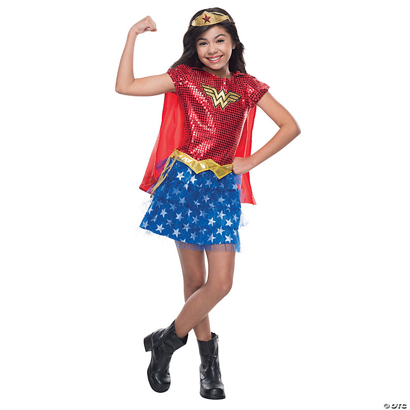 Girl's Wonder Woman™ Tutu Dress Costume | Oriental Trading