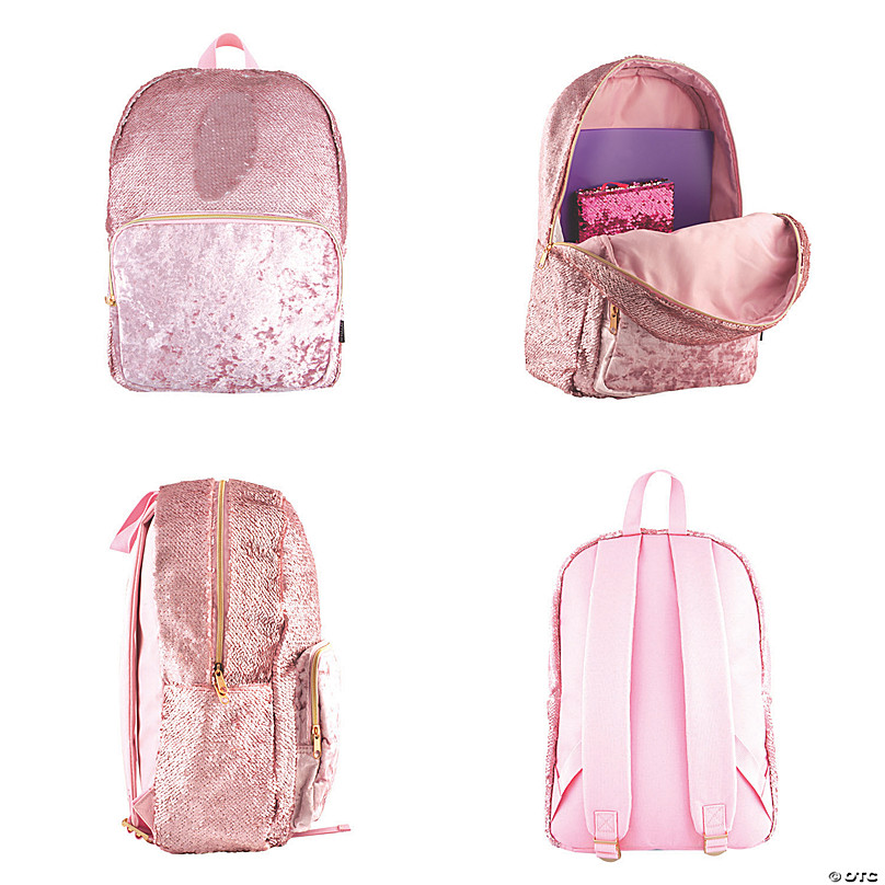 School Bags For Girls School Backpack 13 16 Champagne Sequins