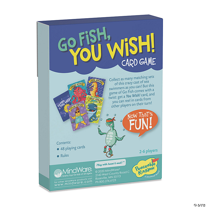 Go Fish You Wish Card Game - Fairhaven Toy Garden