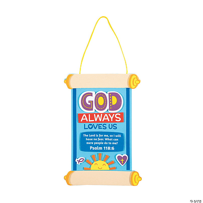 Color Your Own God's Love Fuzzy Posters - 24 Pc.