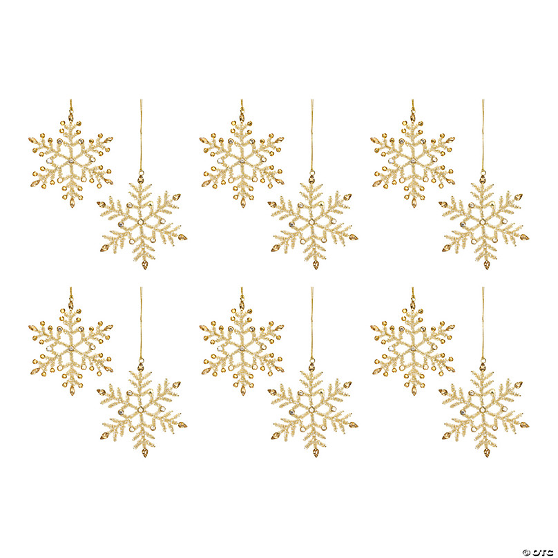 Broyhill Gold Metal Snowflake Decor
