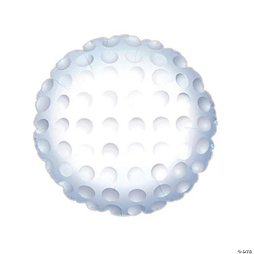 Golf Ball Molded BPA-Free Plastic Cups with Lids & Straws - 12 Ct.