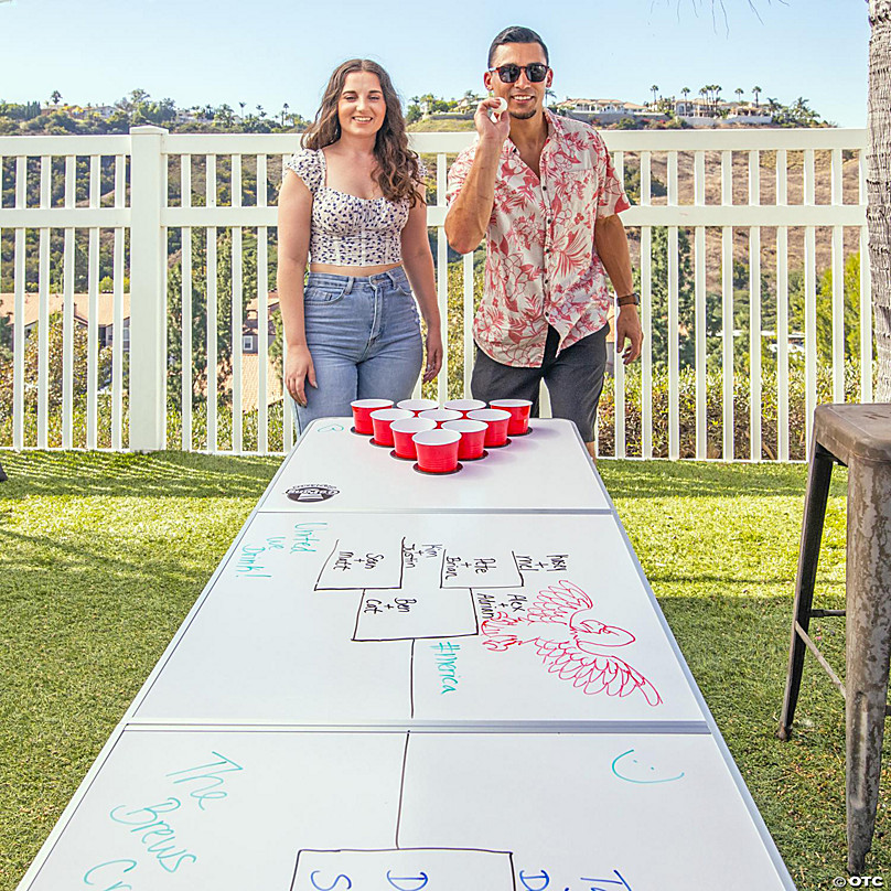 Beer Pong Table - BPONG® Logo - Black - TABLA01-8FT