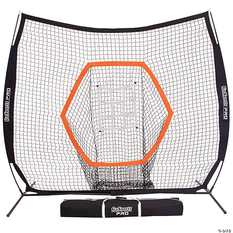 Great for All Skill Levels Carry Bag and Bonus Strike Zone ZenStyle 7 x 7 Baseball & Softball Practice Hitting & Pitching Net Comes with Bow Frame