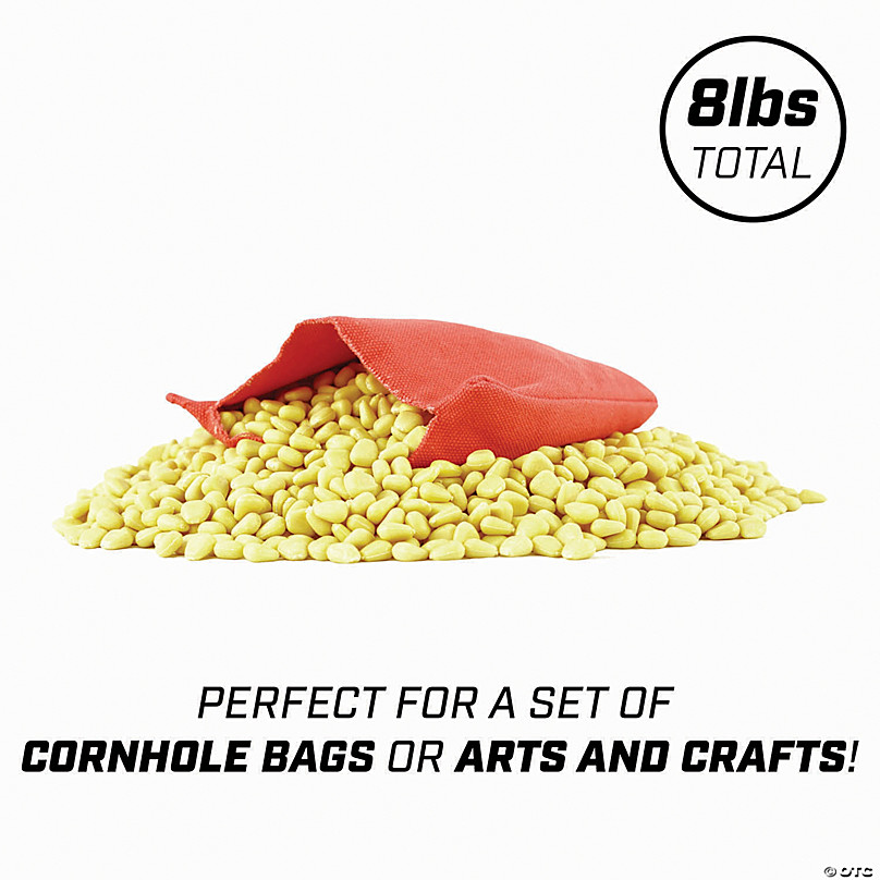 GoSports Fake Corn Fill 8 Pound Bulk Bag Great for Cornhole Bags and Crafts 