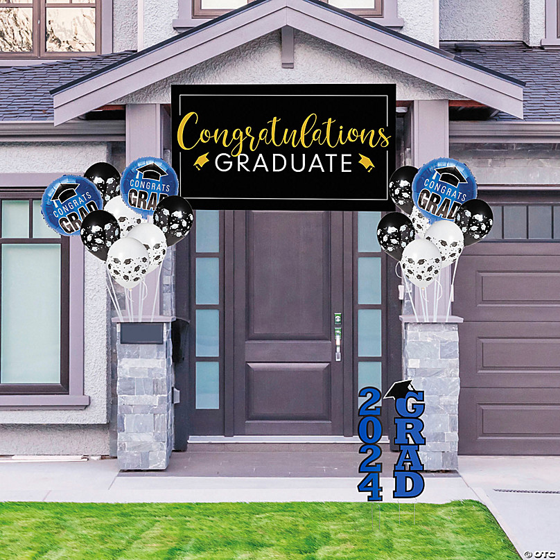Outdoor Decorations Graduation Signs Anderson's Congratulations Class of 2021 Garage Door Banner 
