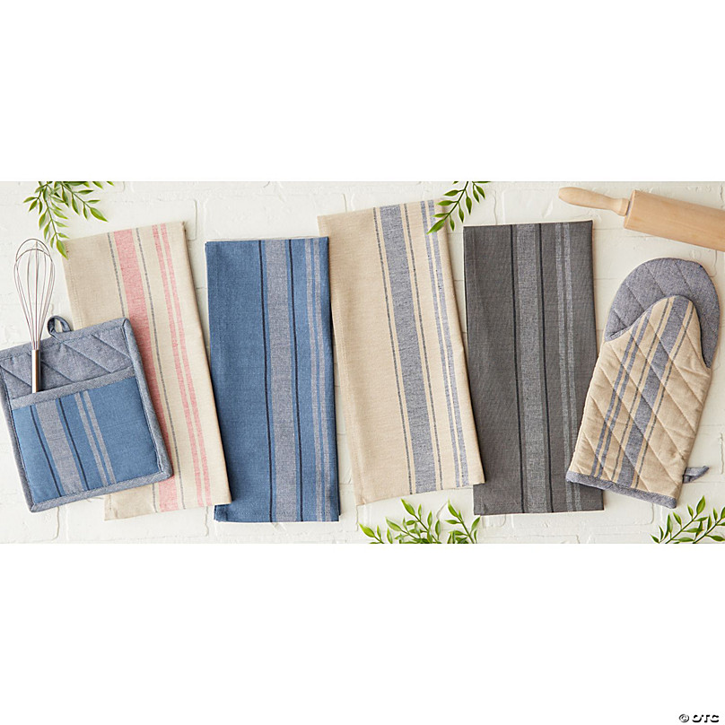 Chambray Gray Linen Teatowel