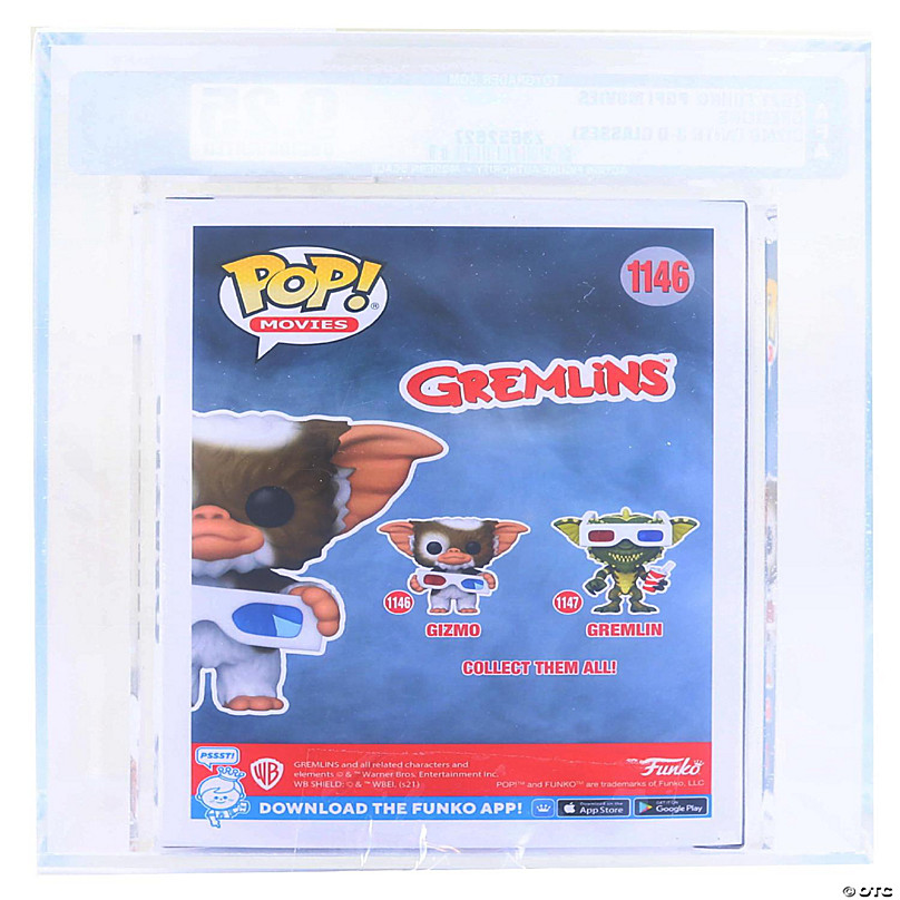 Gremlins Funko POP Gizmo w/ 3D Glasses Rated AFA 9.25