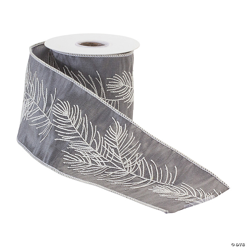Elastic ribbon plain, 4 cm, grey