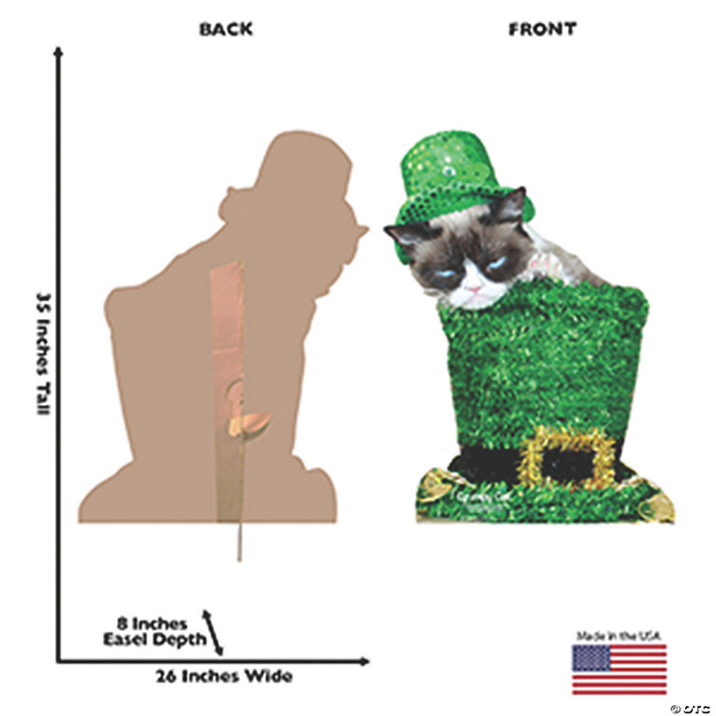 Grumpy Cat St. Patrick’s Day Stand-Up | Oriental Trading
