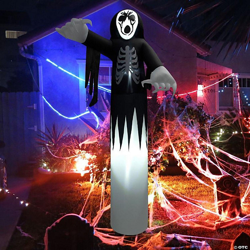 Creepy Doll Head Halloween Light Up Yard Stakes - 3 Pc.