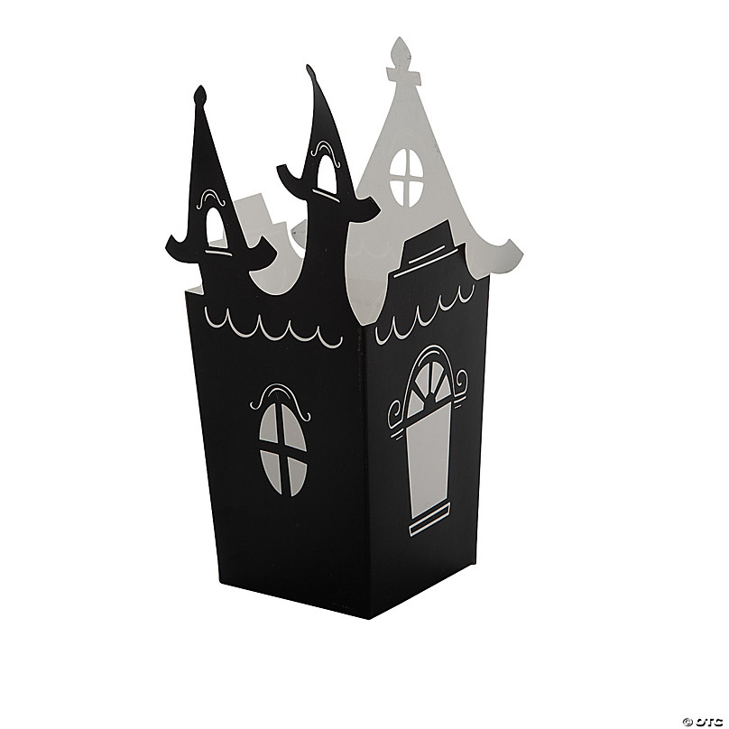Halloween Haunted House Popcorn Boxes - 12 Pc.