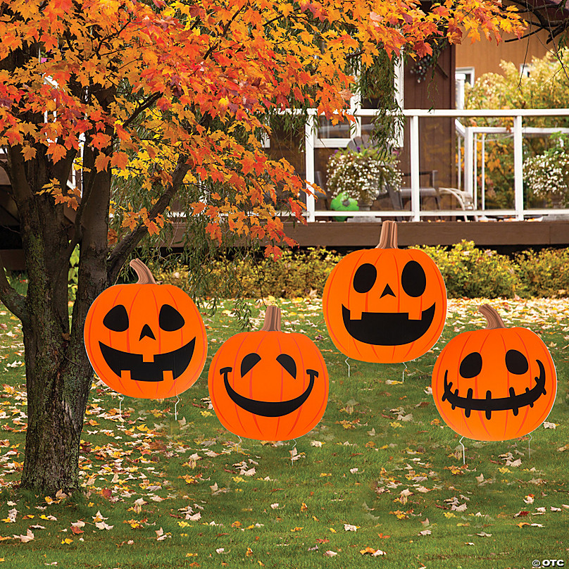 Details about   Set of 5 Outdoor Halloween Yard Decorations 